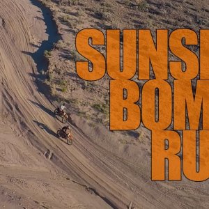 Staaker Drone and Dirtbikes: Sunset Bomb Run
